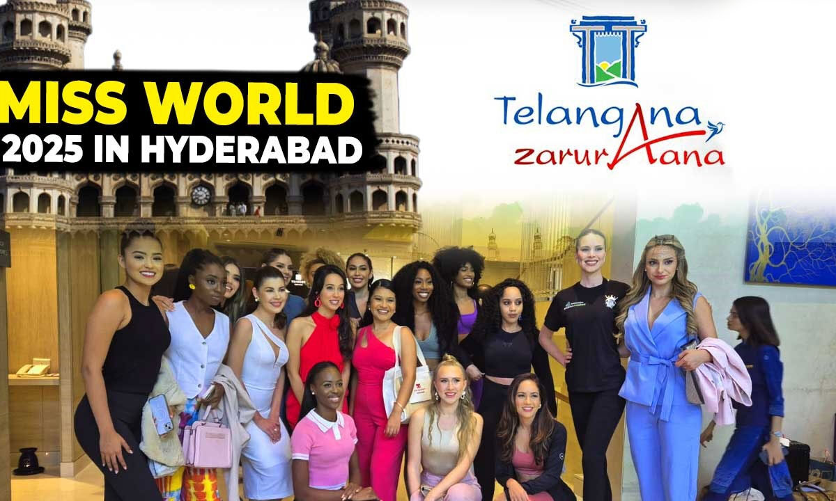 Global Glamour Arrives in Hyderabad as Miss World Contestants Touch Down