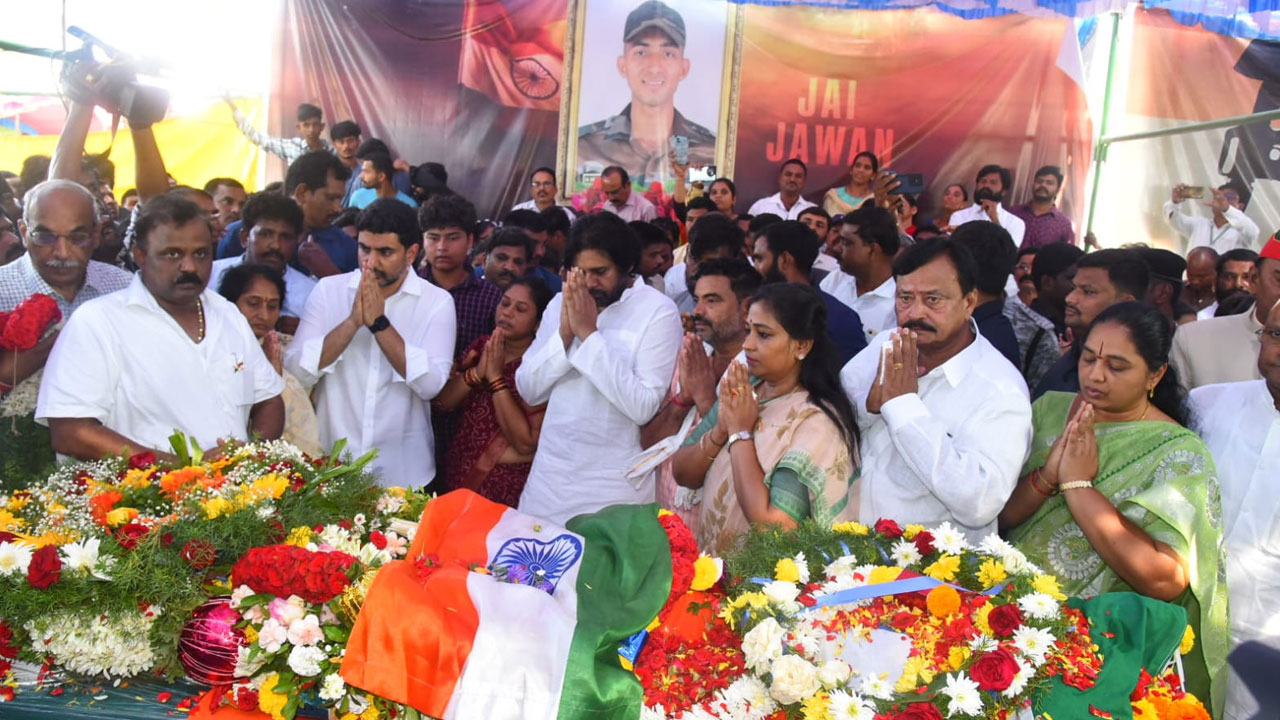 Andhra Pradesh Govt Announces ₹50 Lakh Ex-Gratia for Martyred Soldier Murali Naik