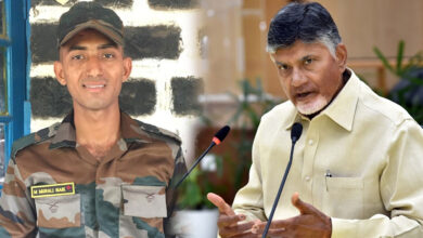 CM Chandrababu Naidu Offers Condolences to Martyr Murali Nayak’s Family