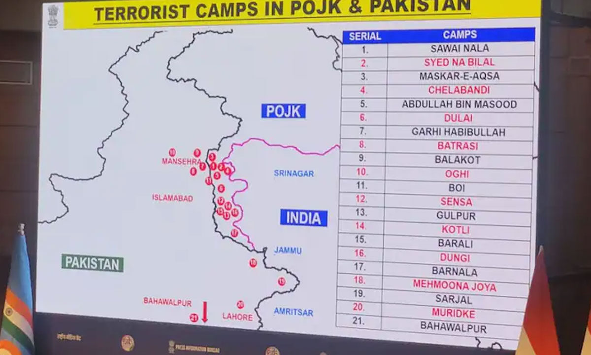 Operation Sindoor: Army Releases Images of Terror Camps Targeted in Pakistan