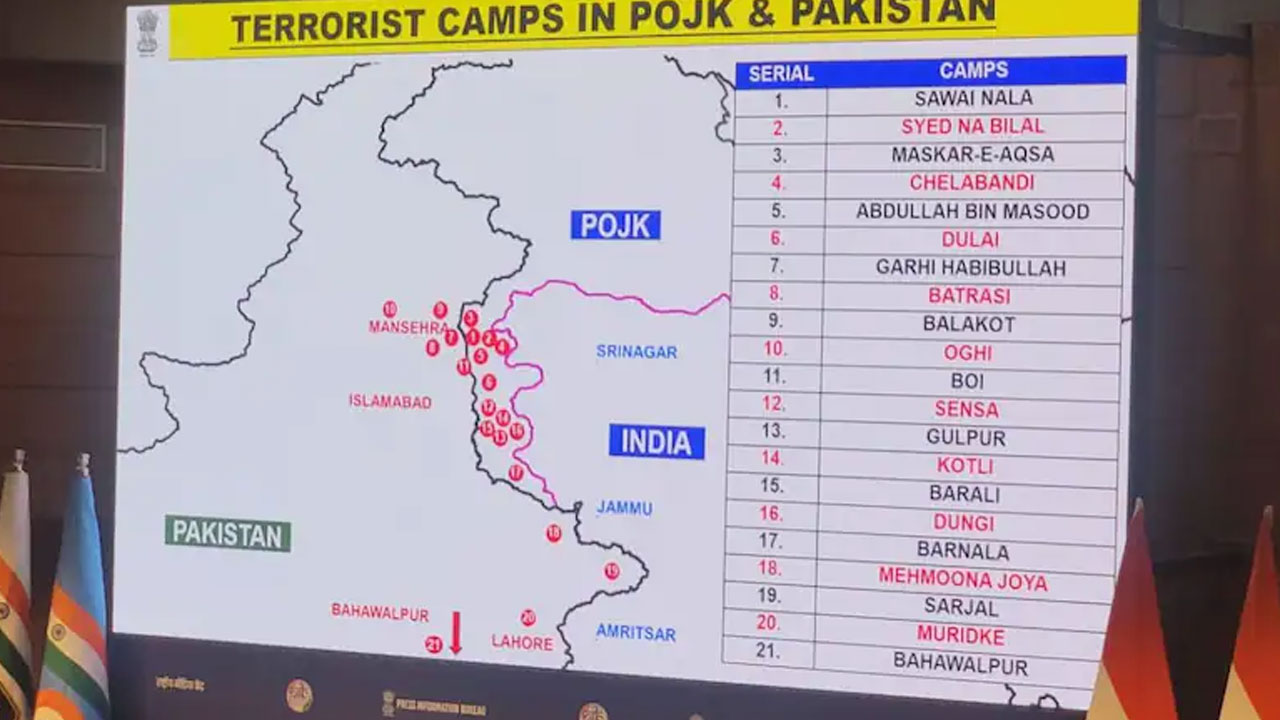 Operation Sindoor: Army Releases Images of Terror Camps Targeted in Pakistan