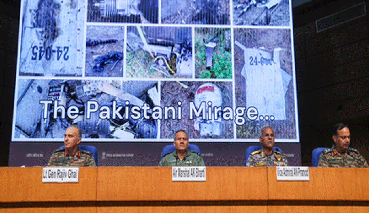 Pakistani Mirage shot down in 'Operation Sindoor', India releases video evidence
