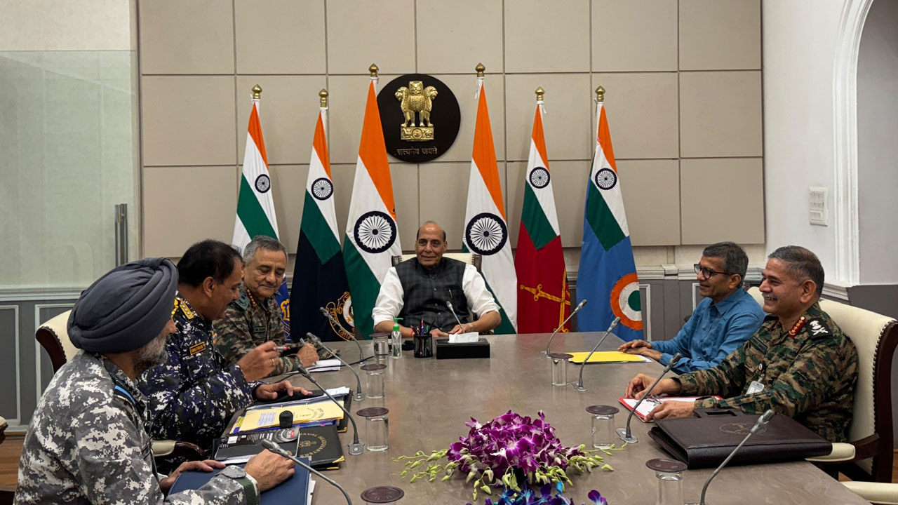 Defence Minister Rajnath Singh Reviews Border Security Amid Rising Tensions