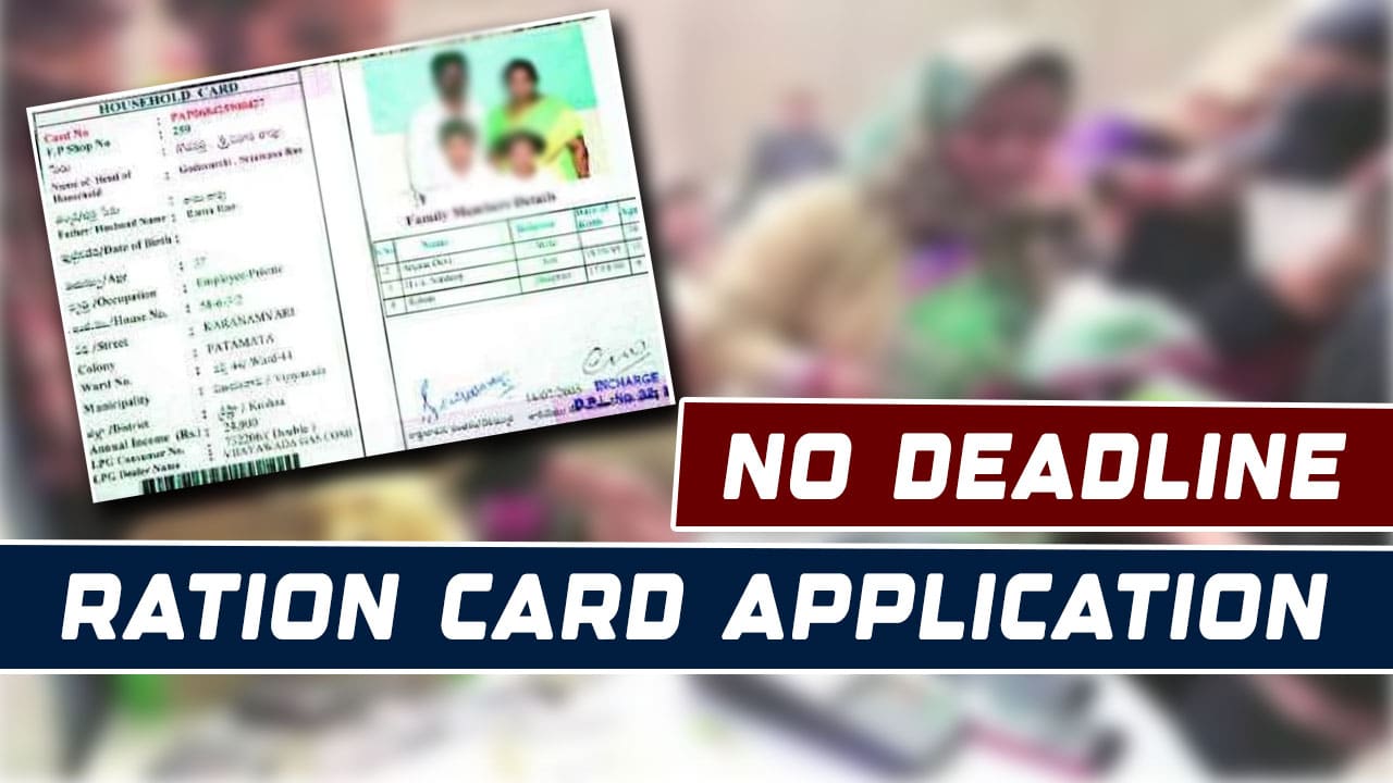 No Deadline for Ration Card Applications or Modifications: Civil Supplies Minister