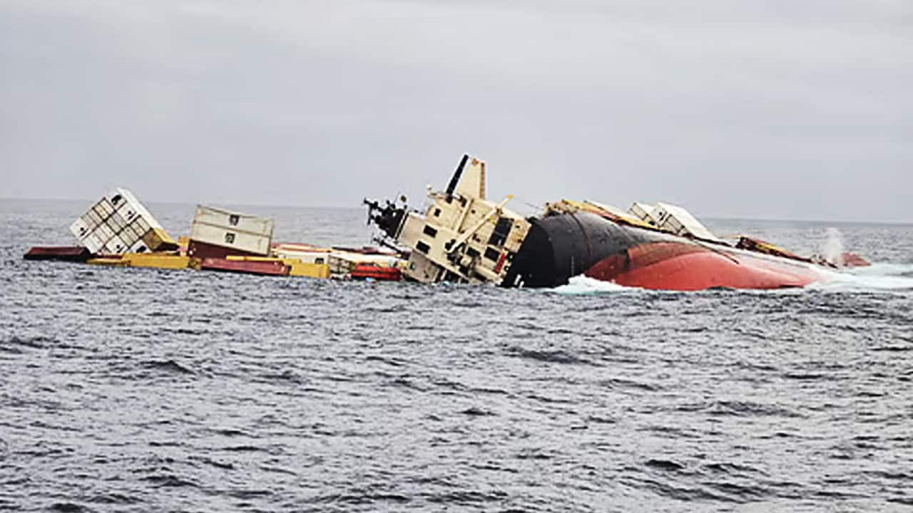High Alert in Kochi After Ship Carrying Dangerous Chemicals Submerges at Sea