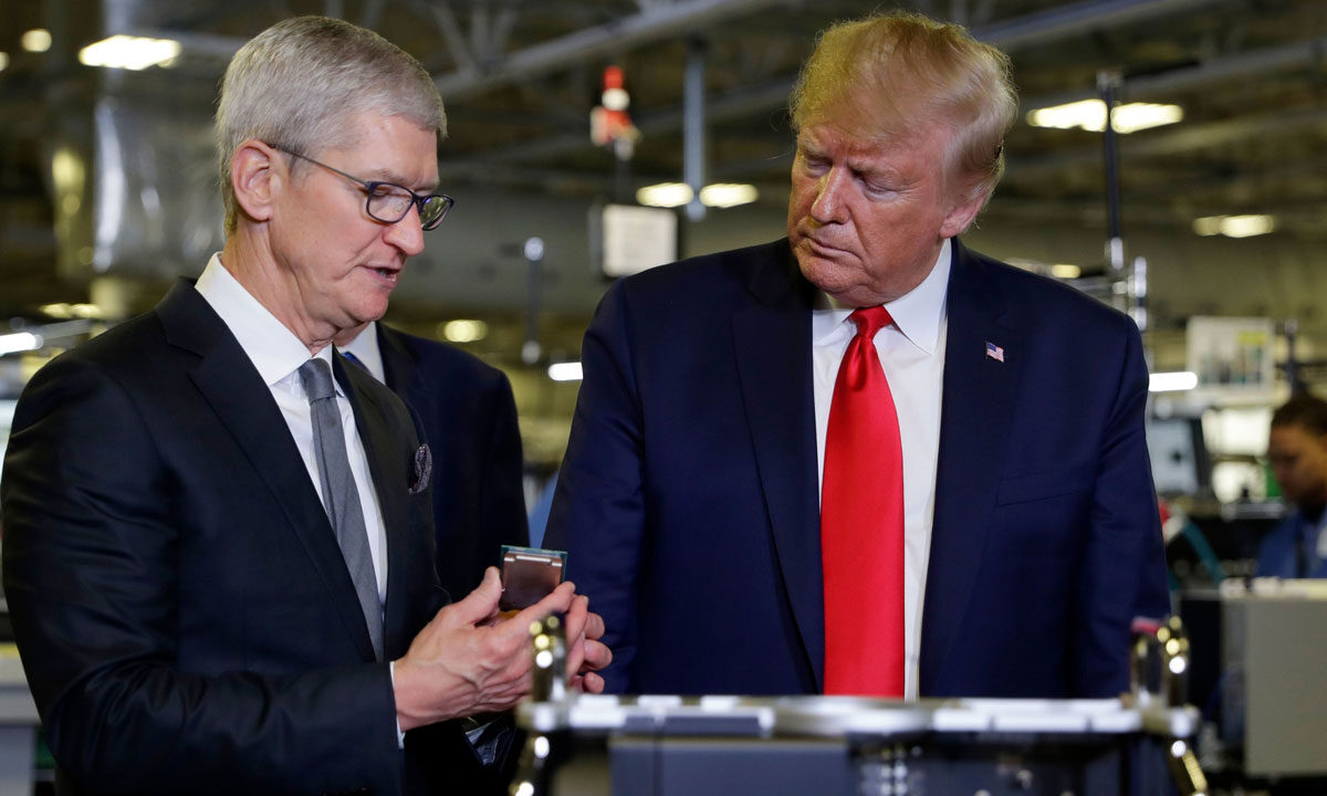 Trump Tells Apple CEO Tim Cook Not to Expand Manufacturing in India