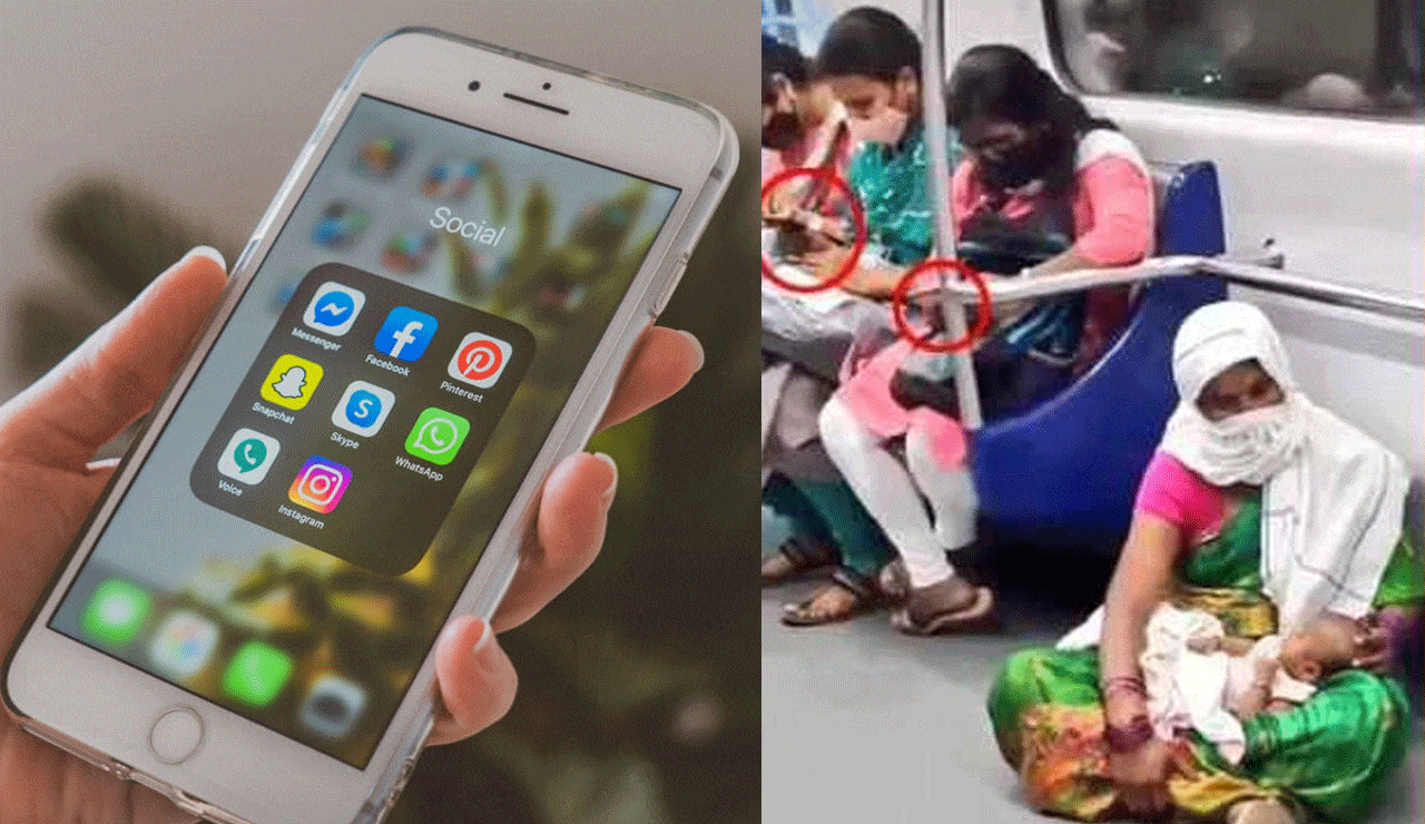 Have We Forgotten Humanity in the Age of Smartphones? Photo of Woman with Baby on Metro Floor Goes Viral