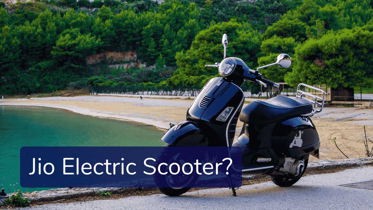 Conceptual design of rumored Jio electric scooter (Image: AI-generated for illustrative purposes only; no actual product exists).