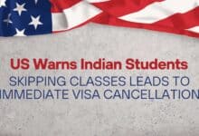 International students attending a US university class. Skipping classes risks immediate visa cancellation per new enforcement.