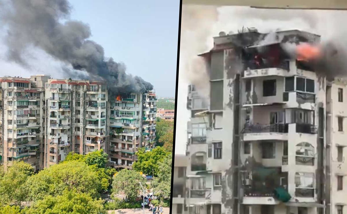 Delhi: Major Fire Breaks Out at Shabad Apartment