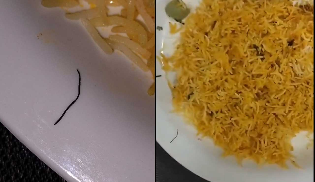 Customers Outraged as Iron Piece Found in Food at Hyderabad Restaurant