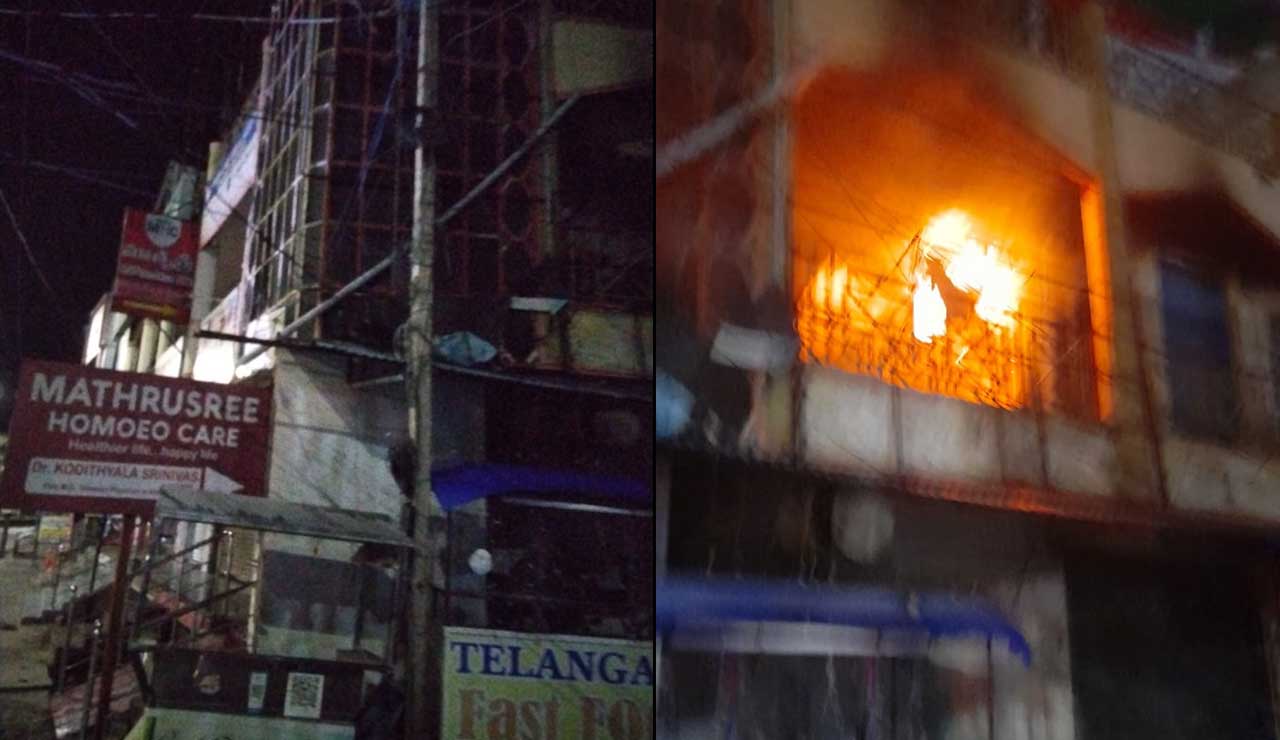 Hyderabad: 10 Rescued from Moghalpura Building Fire, Short Circuit Suspected