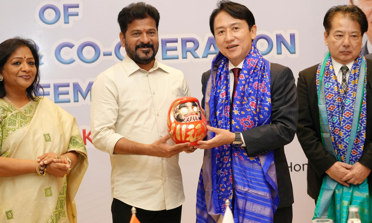 CM Revanth Reddy Signs Landmark Pact with Japan to Boost Telangana’s Sustainable Growth