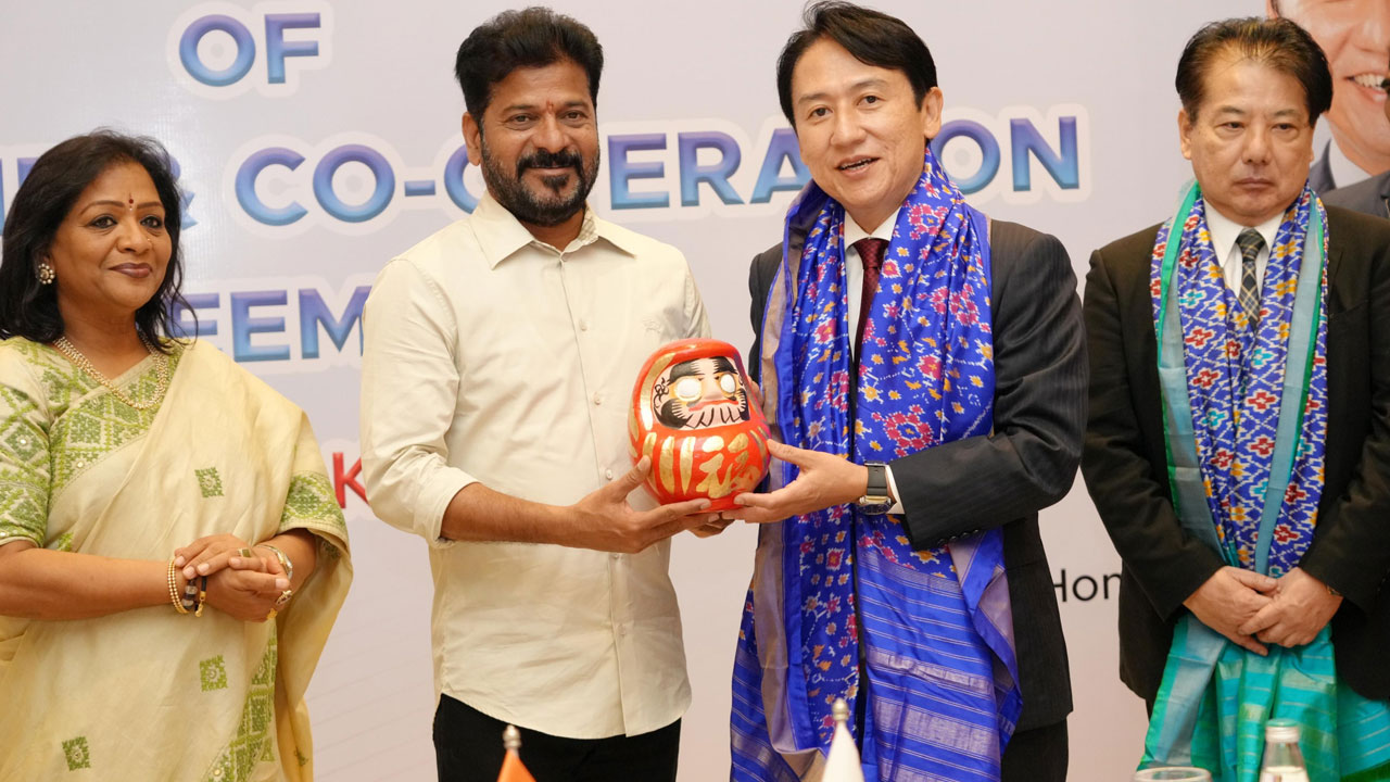 CM Revanth Reddy Signs Landmark Pact with Japan to Boost Telangana’s Sustainable Growth