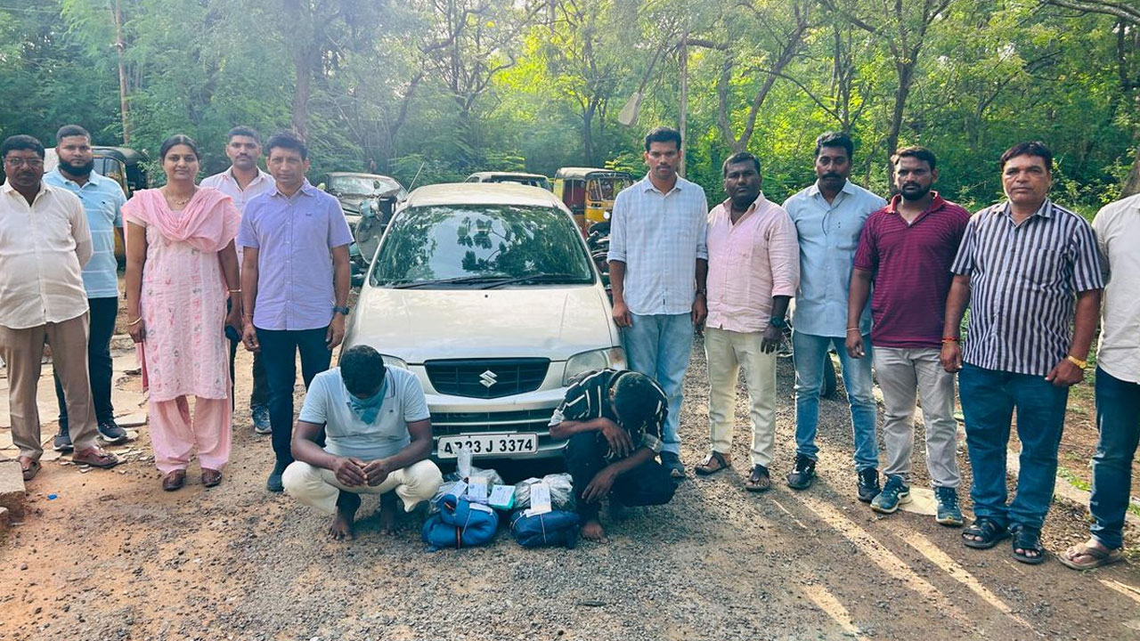 Hyderabad STF Seizes Ganja, Car, and Hallucinogenic Pills in Two Separate Operations