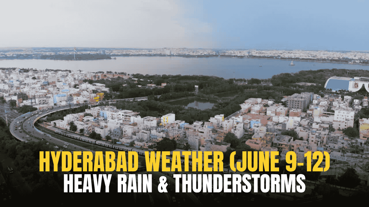 Dark clouds gather over Hyderabad ahead of heavy thunderstorms forecast from June 9-12. (Representative Image)