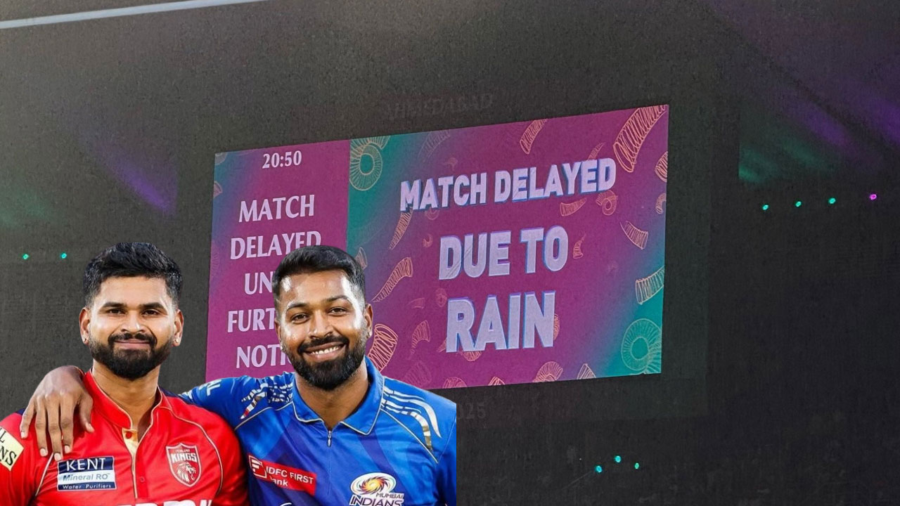 Rain Threatens IPL Qualifier 2: Who Goes to Final If Mumbai vs Punjab Gets Washed Out?
