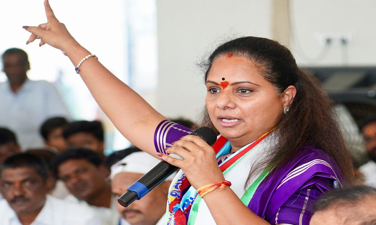 Kavitha Announces Statewide 'Rail Roko' Protest on July 17 for BC Reservations