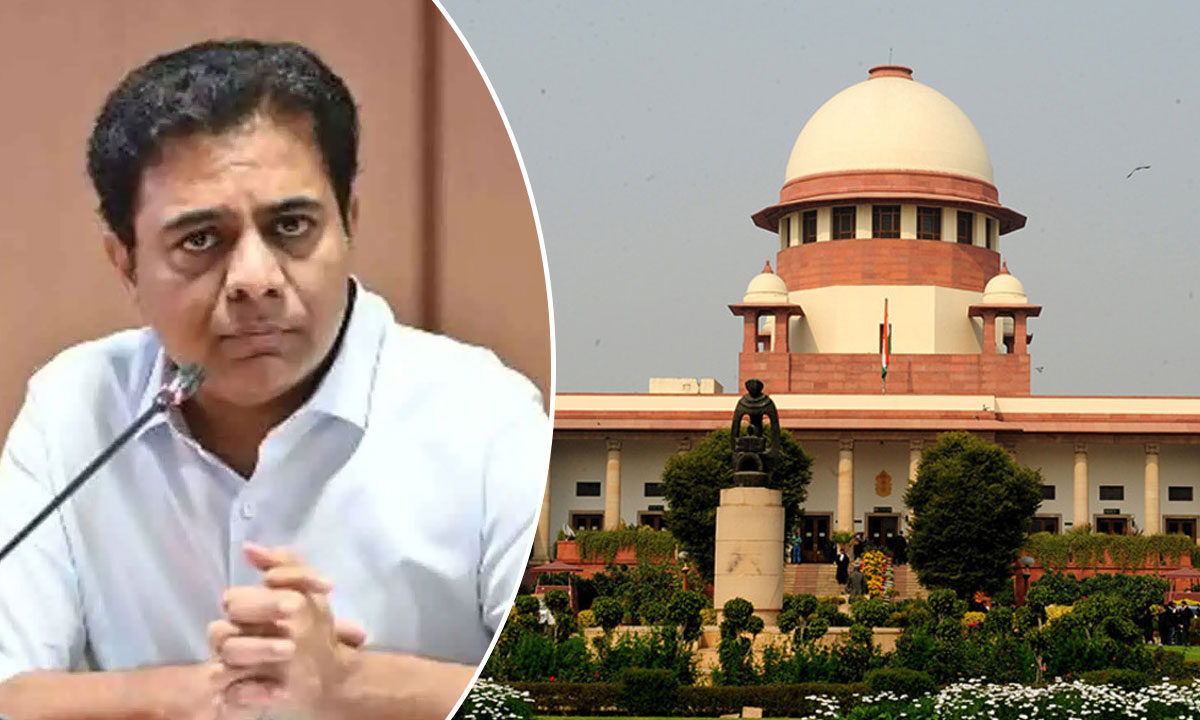 Supreme Court Issues Notice to KTR in Rs 25,000 Crore Corruption Case