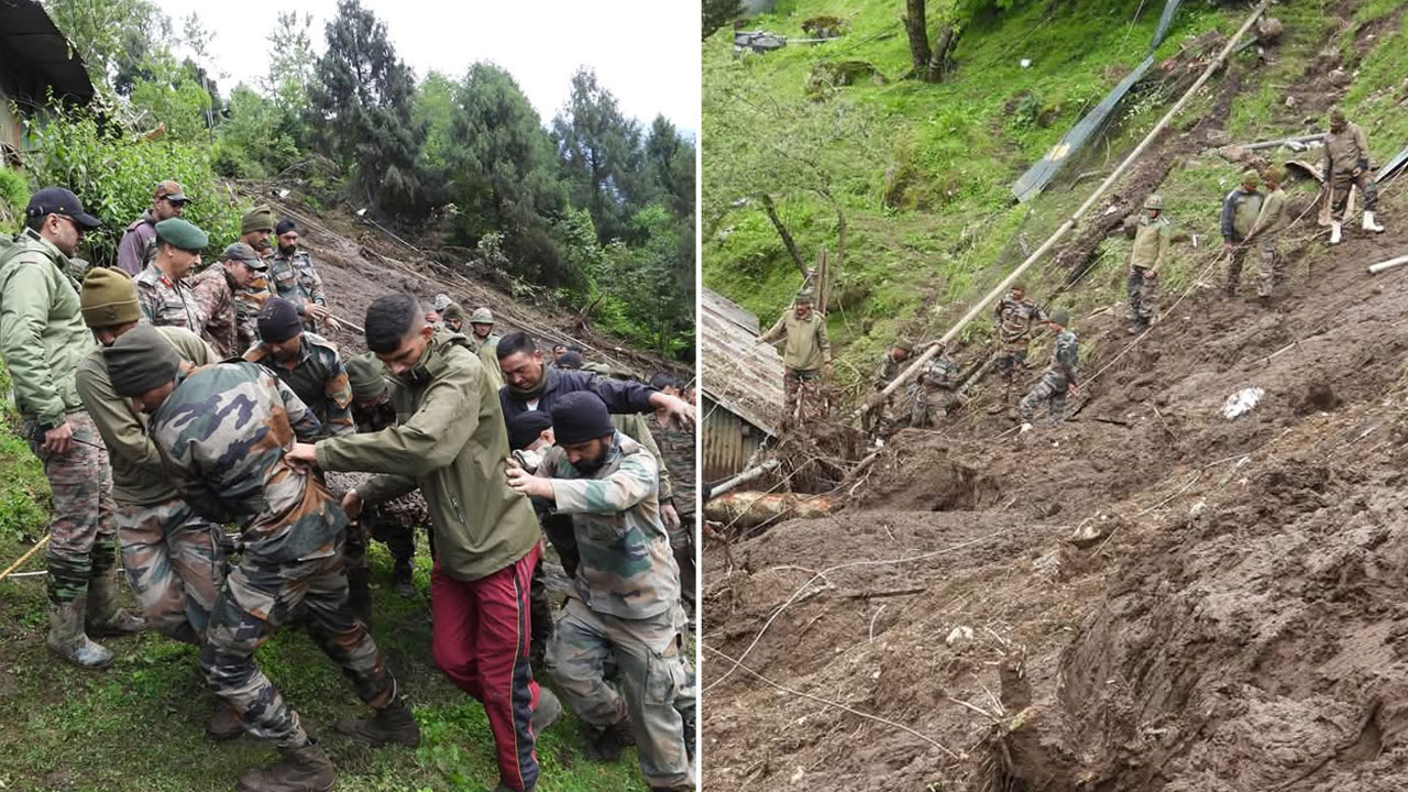 Landslide in Sikkim’s Lachen Kills 3 Army Personnel, 6 Still Missing