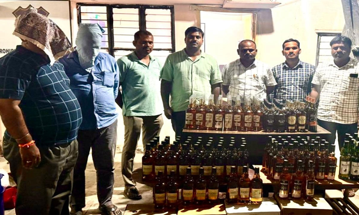Telangana Excise Department Cracks Down on Illicit Liquor, Seizes ₹25 Lakh Worth of NDPL