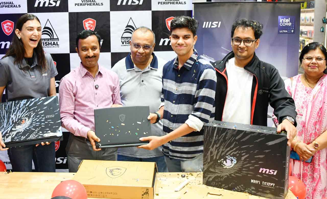Vishal Peripherals Unveils MSI RTX 50 Series Laptops at Grand Launch Event in Hyderabad