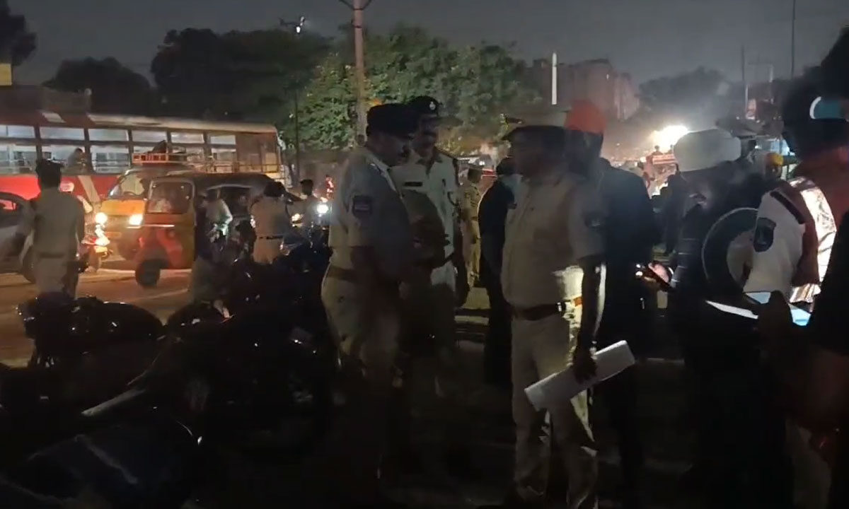 Massive Cordon and Search Operation Conducted in Kukatpally