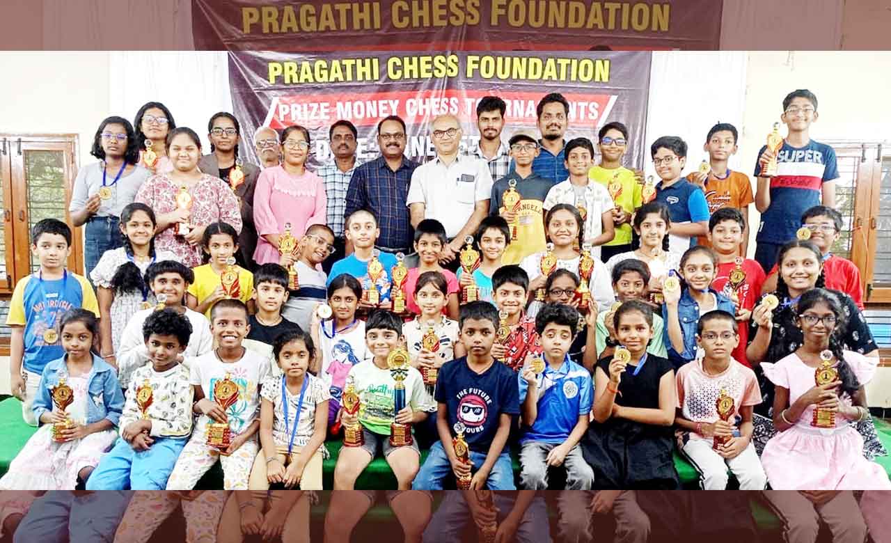 Young Talents Shine at Pragathi Chess Foundation’s Prize Money Tournament 2025