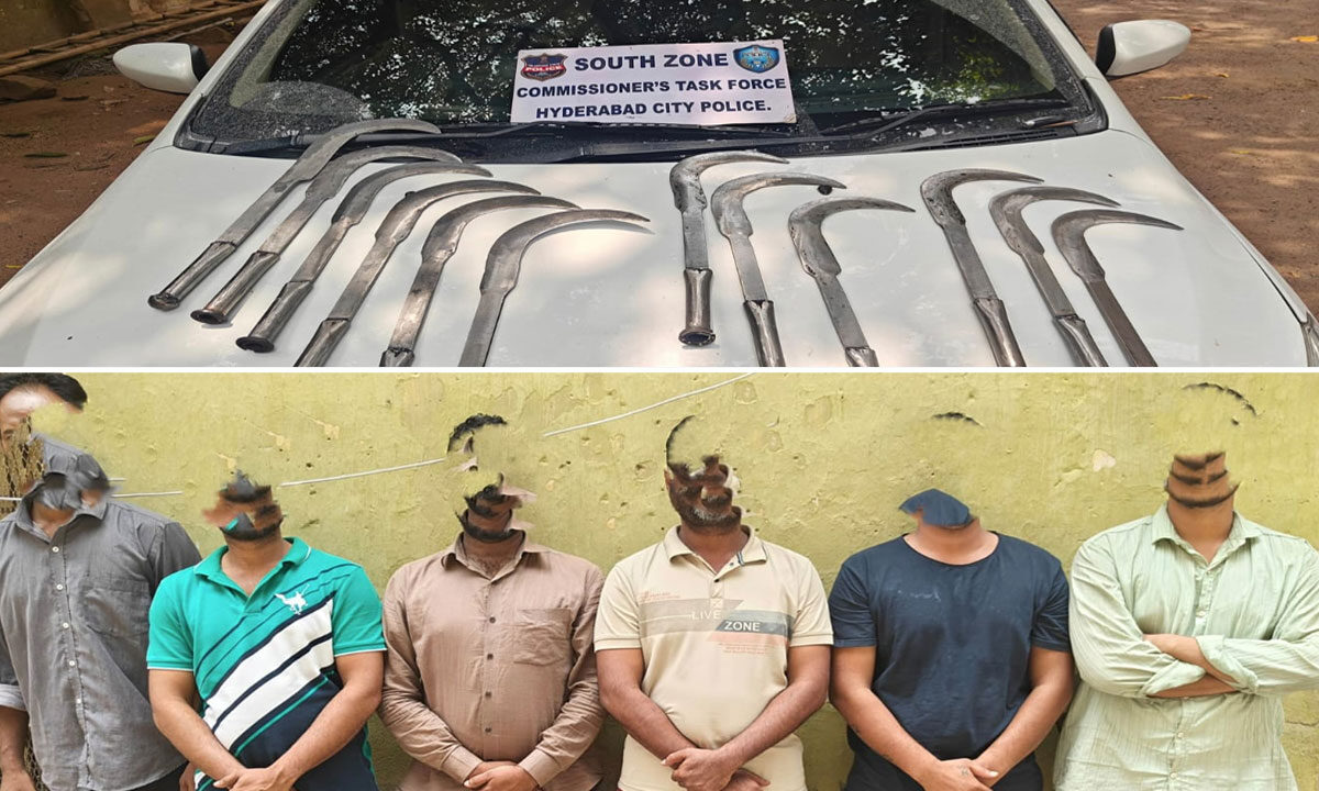 Hyderabad Police Foil Murder Plot, Arrest Rowdy Sheeter and Gang with Weapons