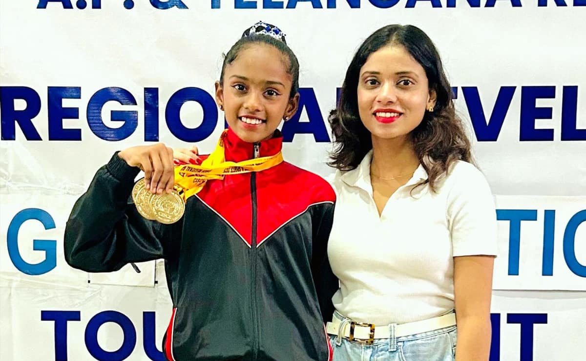 Manya Joyce Shines at CISCE Regional Gymnastics Championship with 4 Gold Medals