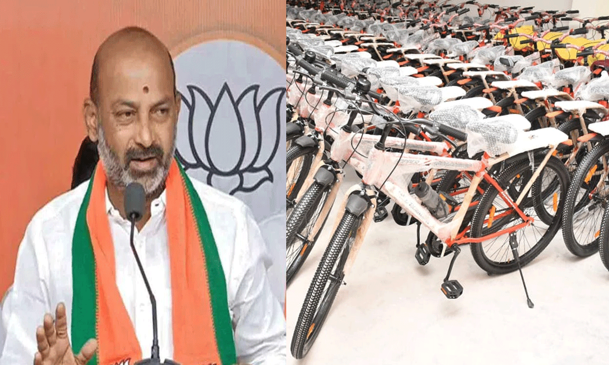 Union Minister Bandi Sanjay to Distribute Bicycles to 20,000
