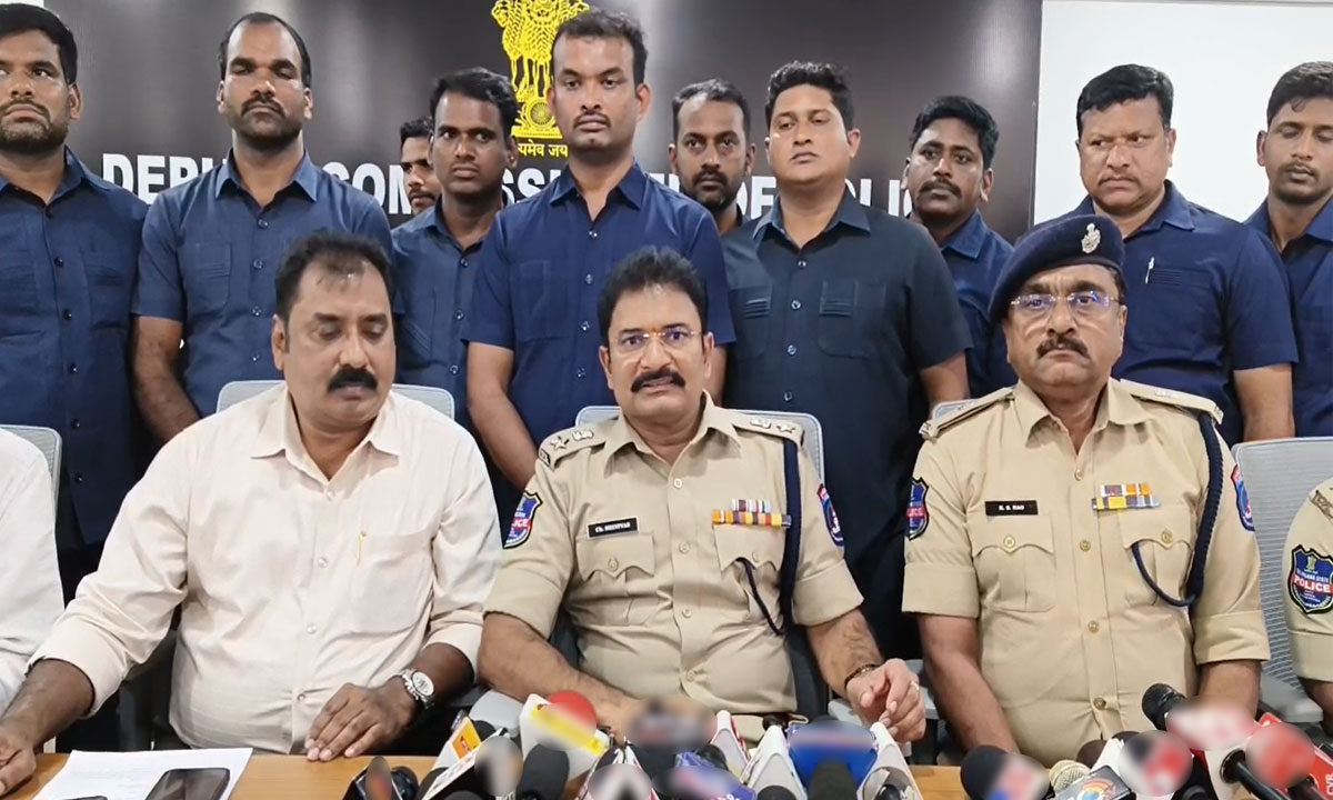 Inter-State Ganja Racket Busted in Rangareddy District, Five Arrested, Including a Woman