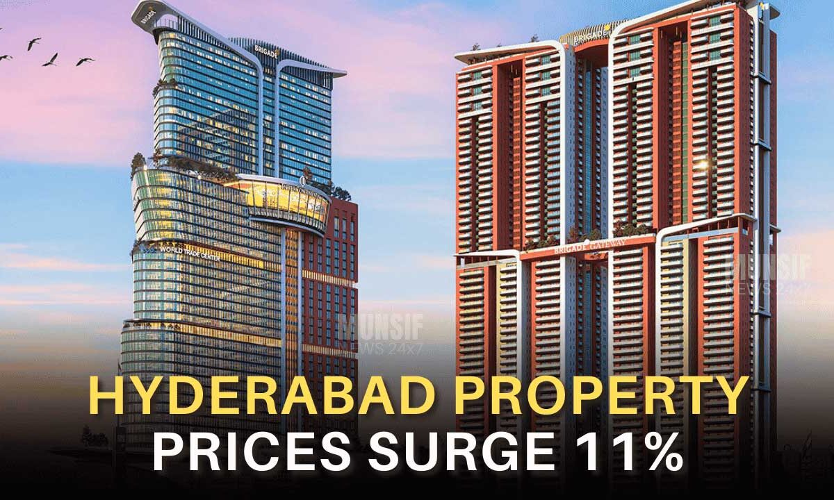 LB Nagar's transformed skyline exemplifies Hyderabad property prices surge 11%, with metro infrastructure accelerating growth in top-performing zones like Bandlaguda.