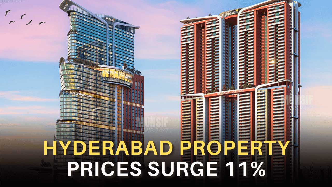 LB Nagar's transformed skyline exemplifies Hyderabad property prices surge 11%, with metro infrastructure accelerating growth in top-performing zones like Bandlaguda.