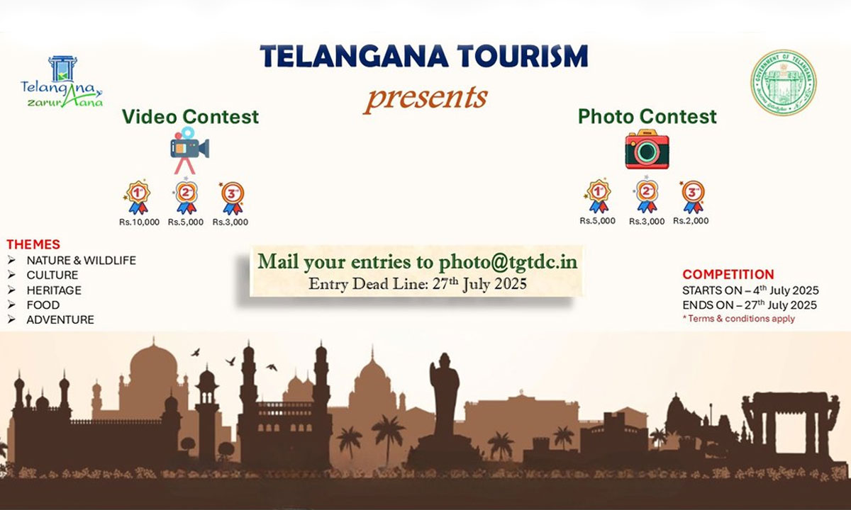 TGTDC Launches Statewide Photo & Video Contest to Showcase Telangana's Beauty