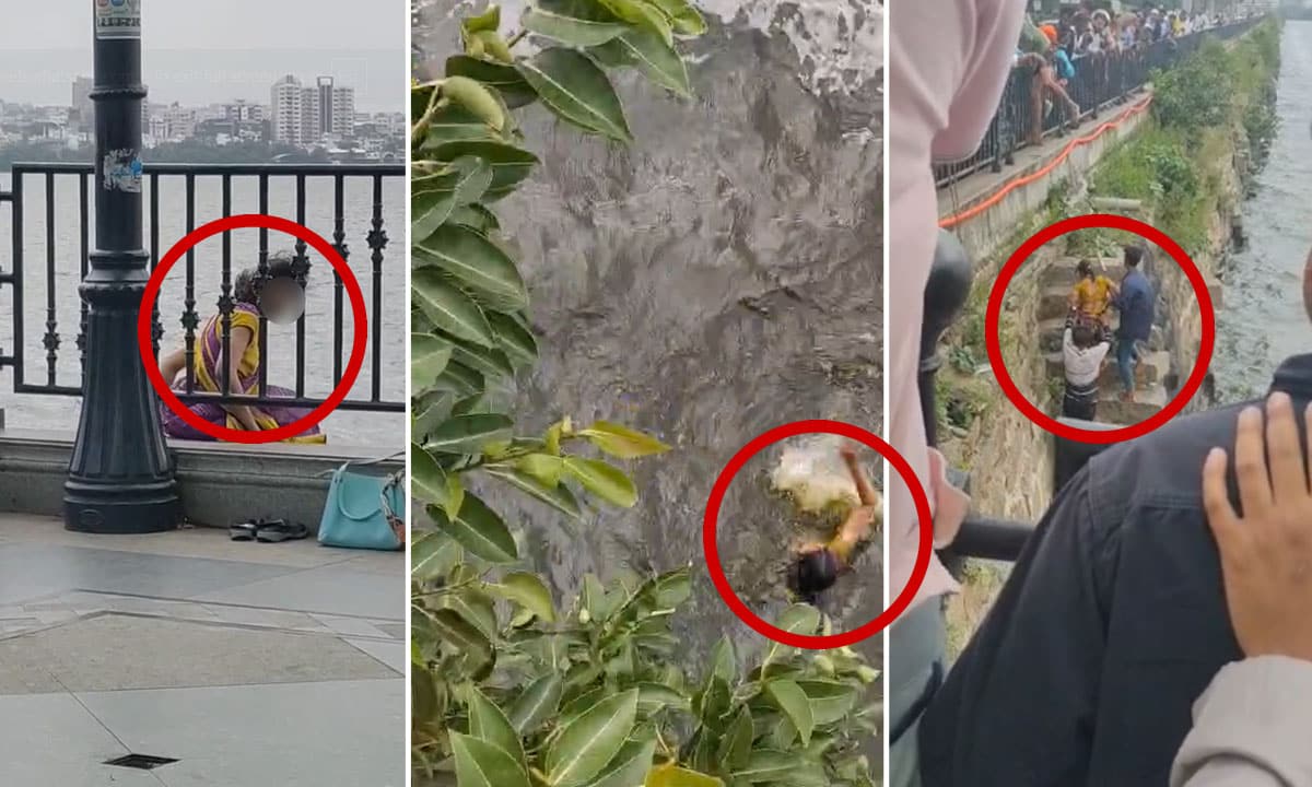 Hyderabad: Woman Attempts Suicide in Hussain Sagar Lake, Saved by Timely Intervention