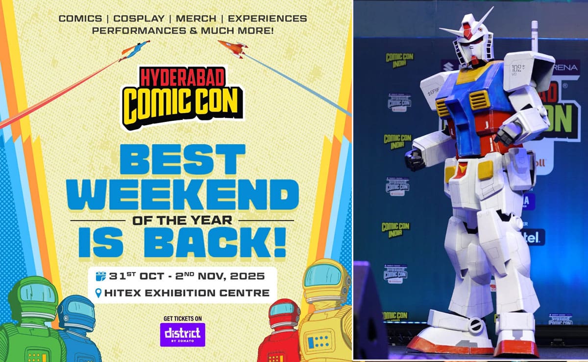 Comic Con India 2025-26 Season to Kick Off in Hyderabad from October 31