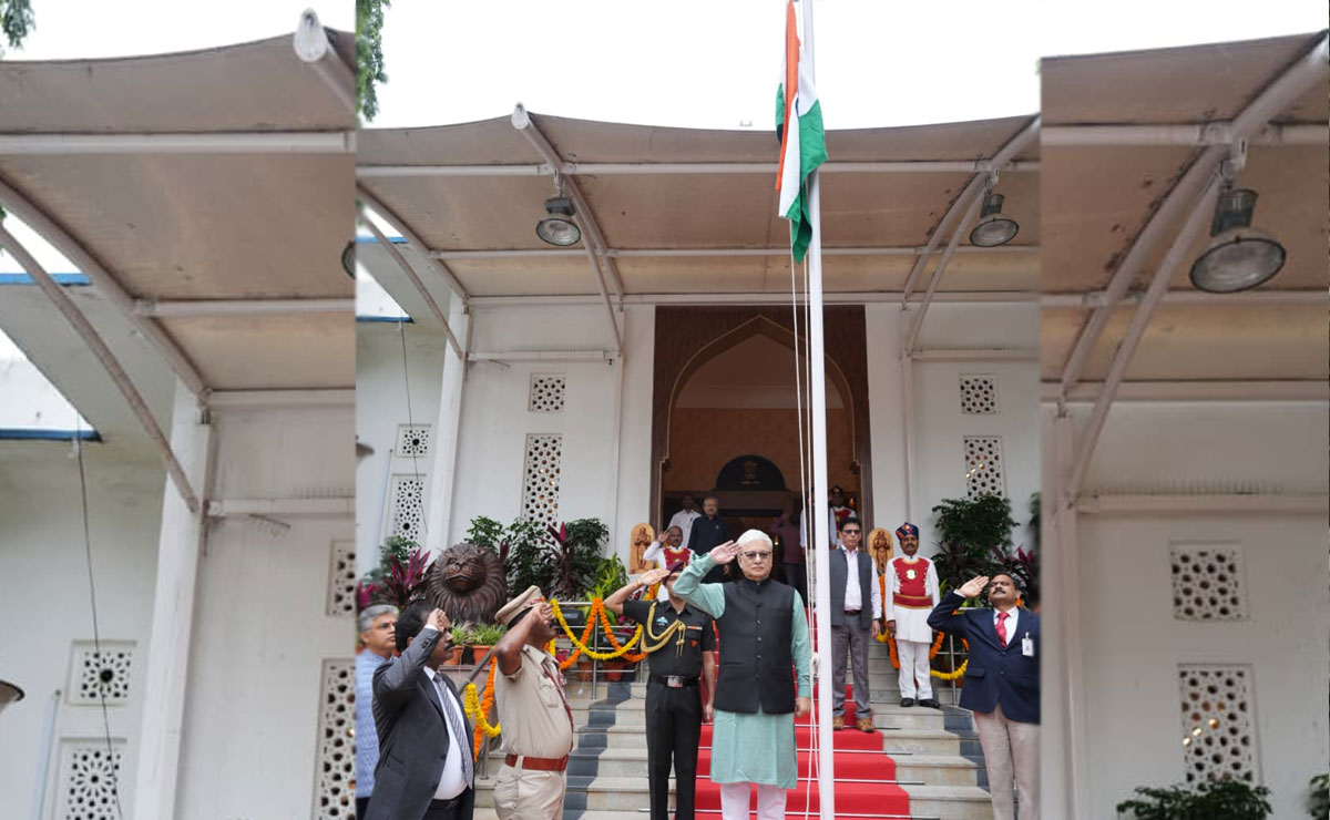 Hyderabad: Governor Jishnu Dev Varma Leads 79th Independence Day Celebrations at Raj Bhavan