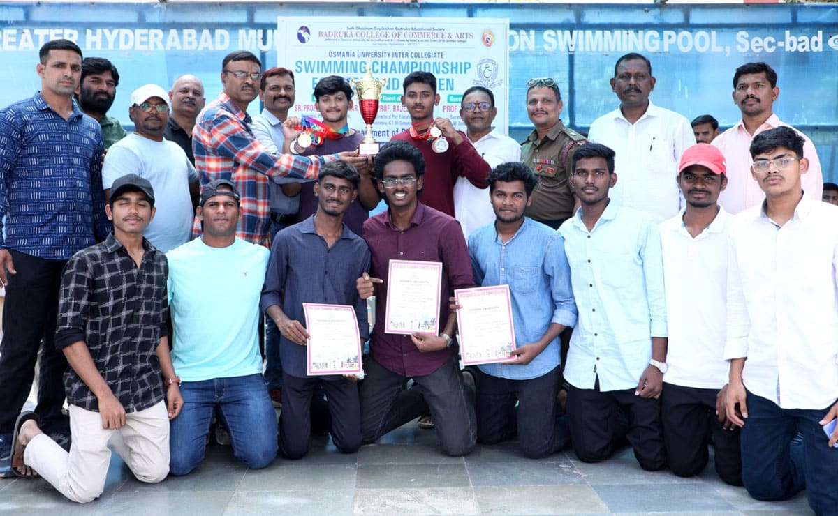 Osmania University Inter-College Swimming Championship Concludes in Secunderabad