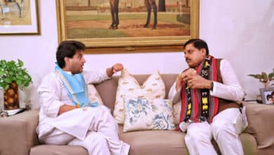 CM Mohan Yadav meets Union Minister Scindia in Delhi, discuss flood situation in MP