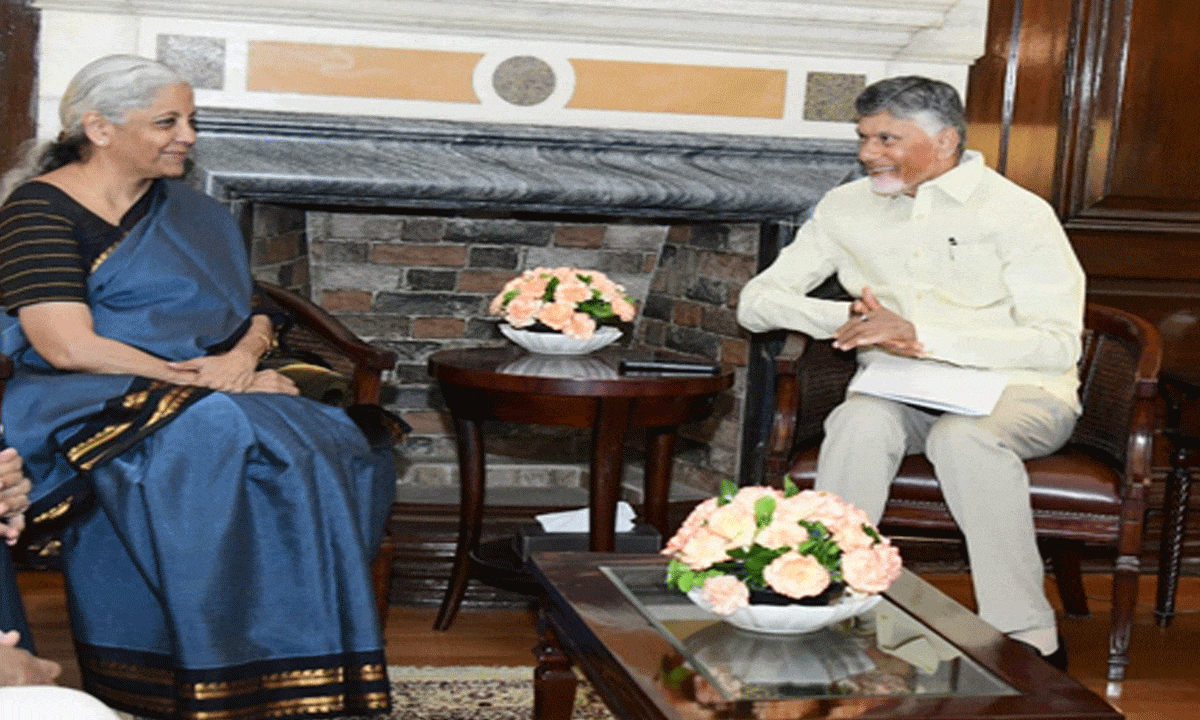 Andhra Pradesh CM meets FM Sitharaman, seeks additional funds under SACSI