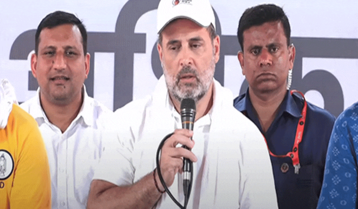 Rahul Gandhi targets ECI, says masses demanding check on ‘vote theft’ 