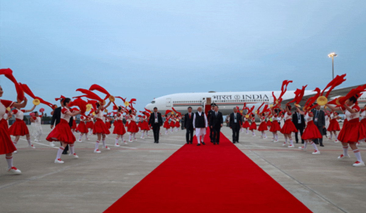 PM Modi arrives in China's Tianjin to attend SCO Summit