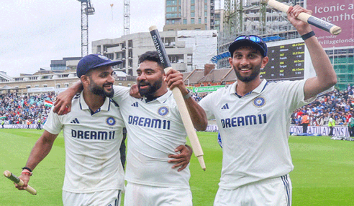 Siraj, Prasidh gain career-best Test rankings after win at The Oval