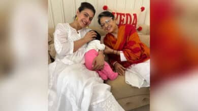 Kajol treats with some happy baby pics including Baby Tanuja