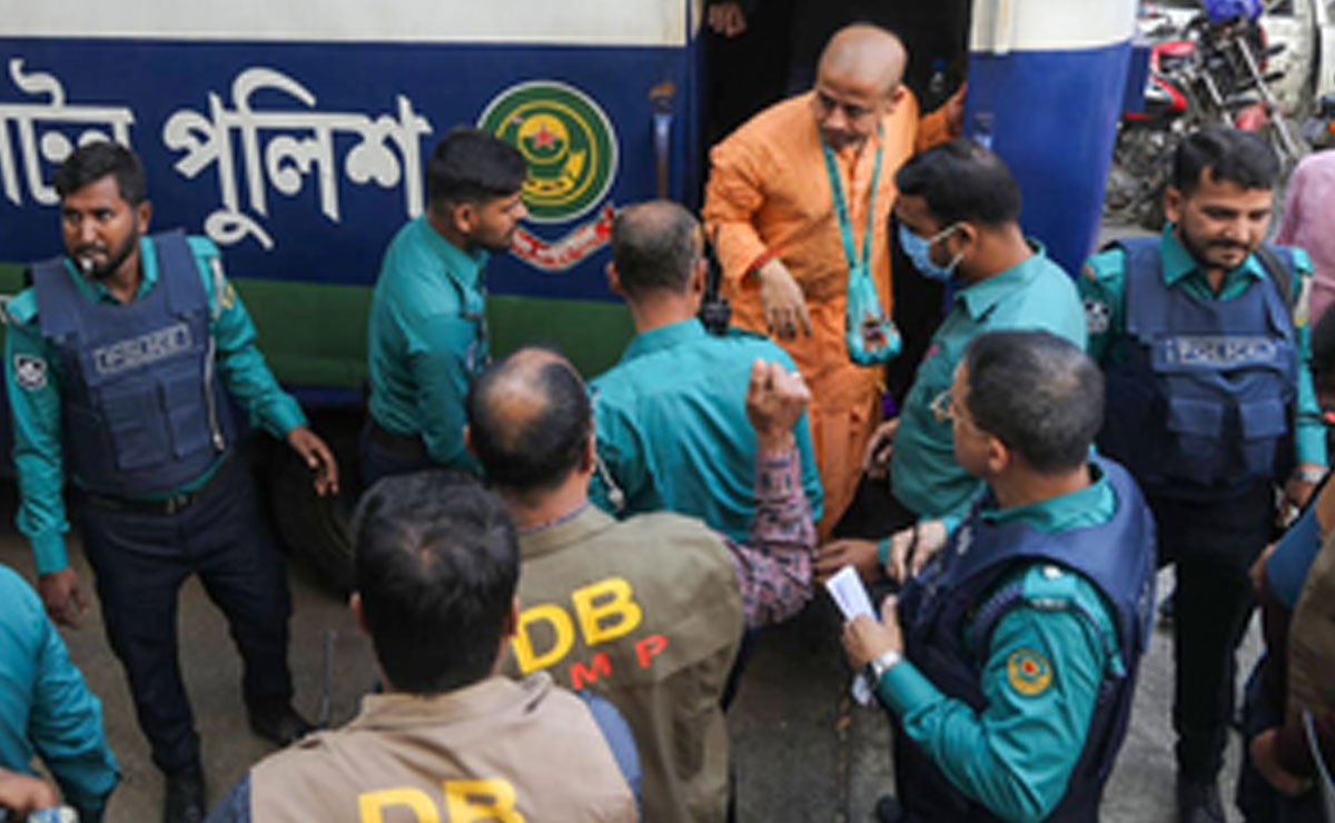 Yunus, Bangladesh's top military brass greets people on Janmashtami as ISKCON priest languishes in jail