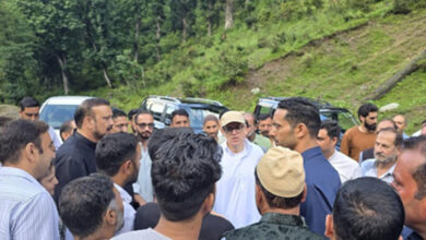 Omar Abdullah visits Kishtwar cloudburst site, announces relief & rehabilitation measures
