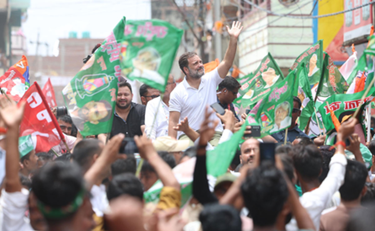 Voter Adhikar Yatra Day 2: Rahul Gandhi and Tejashwi Yadav’s rally reaches Gaya
