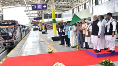 PM Modi purchases Metro ticket, flags off Yellow Line Services in Bengaluru