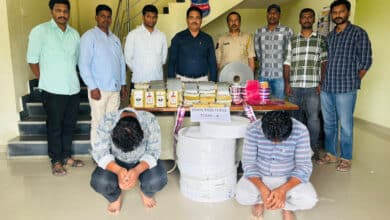 Royal Stag & AC Black Fake Labels Seized: Hyderabad Excise Nabs Two in Kushai Guda